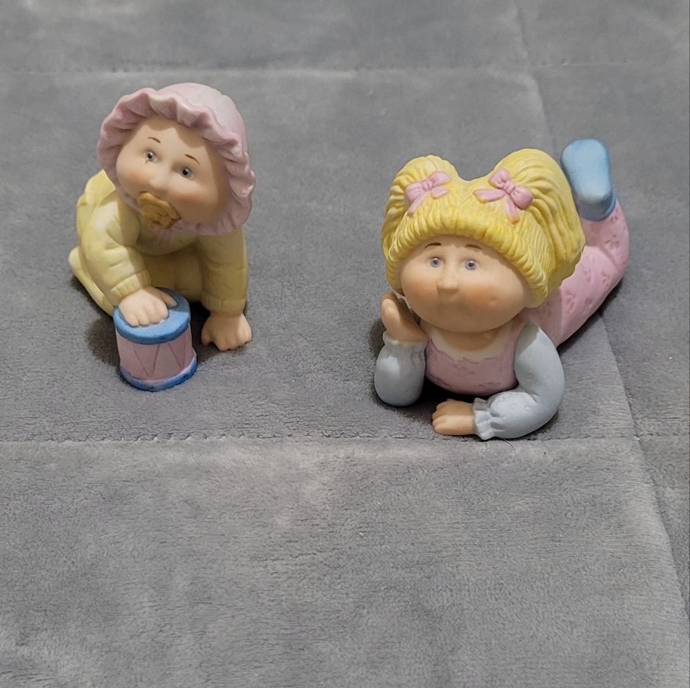 Vintage Cabbage Patch Porcelain Figurines